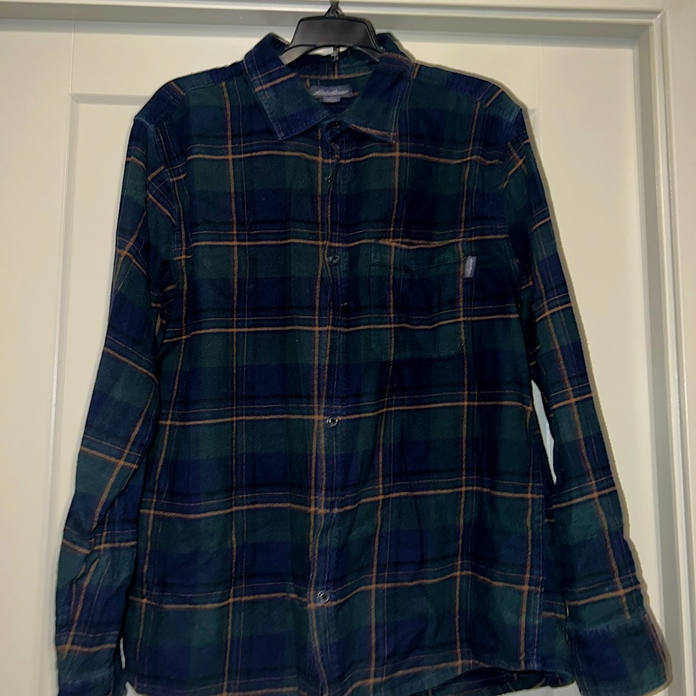 Mens Eddie Bauer Flannel Size L
